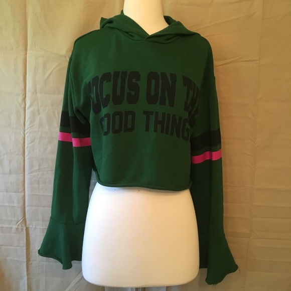 Zara Graphic “Hoodie Focus On The Good Things” - Picture 7 of 8